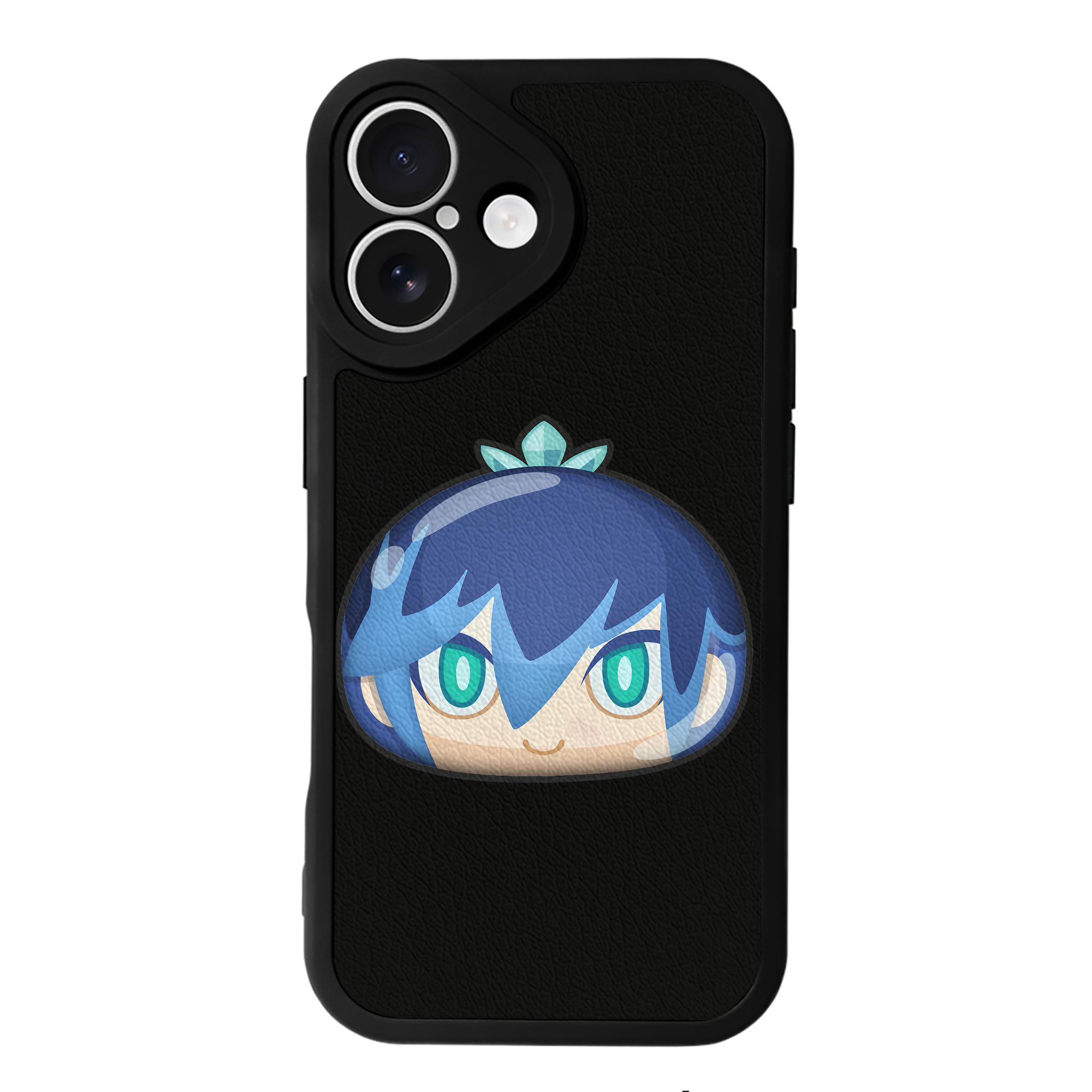 （画像用） 妖怪ウォッチ Yo-kai Watch 【iPhone 16シリーズ対応】シリコンスマホケース（レザー調） 材質：シリコン